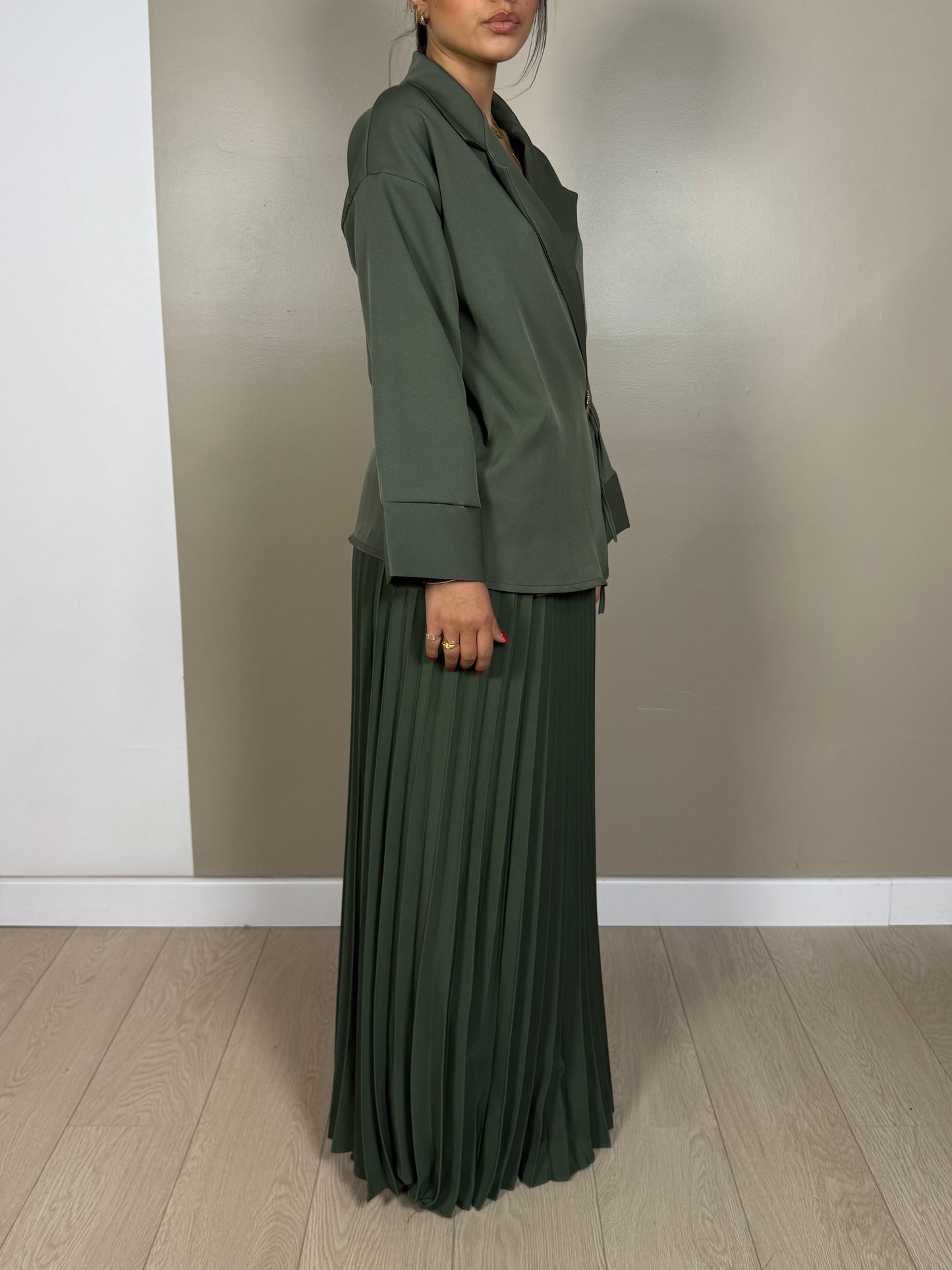 Ensemble blazer jupe plissé LINE