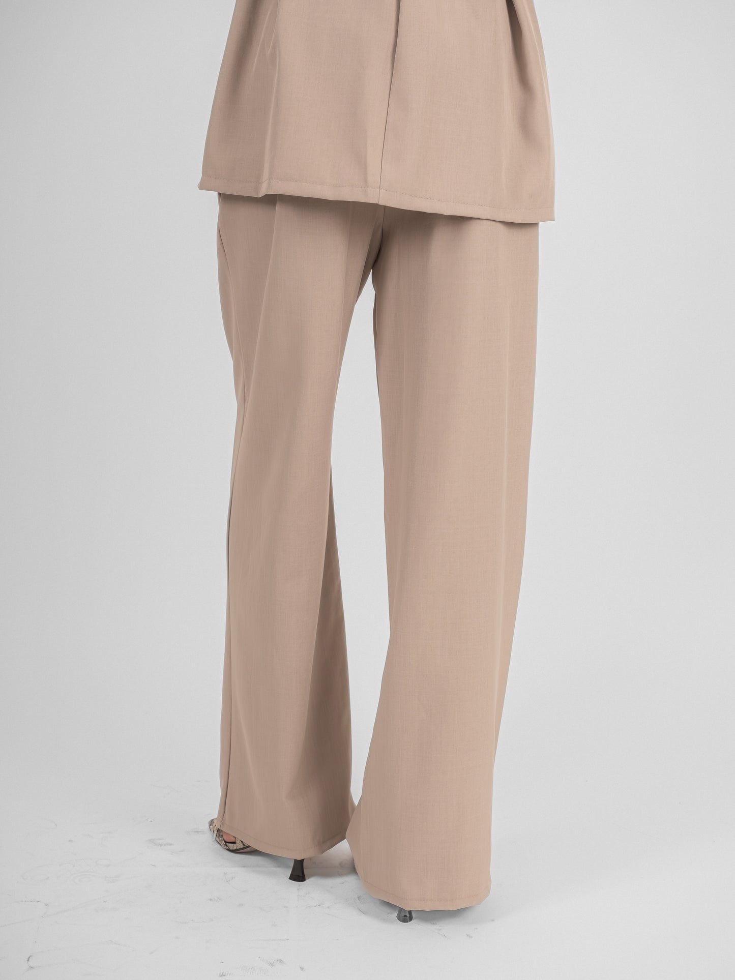 Ensemble pantalon blazer sans manches