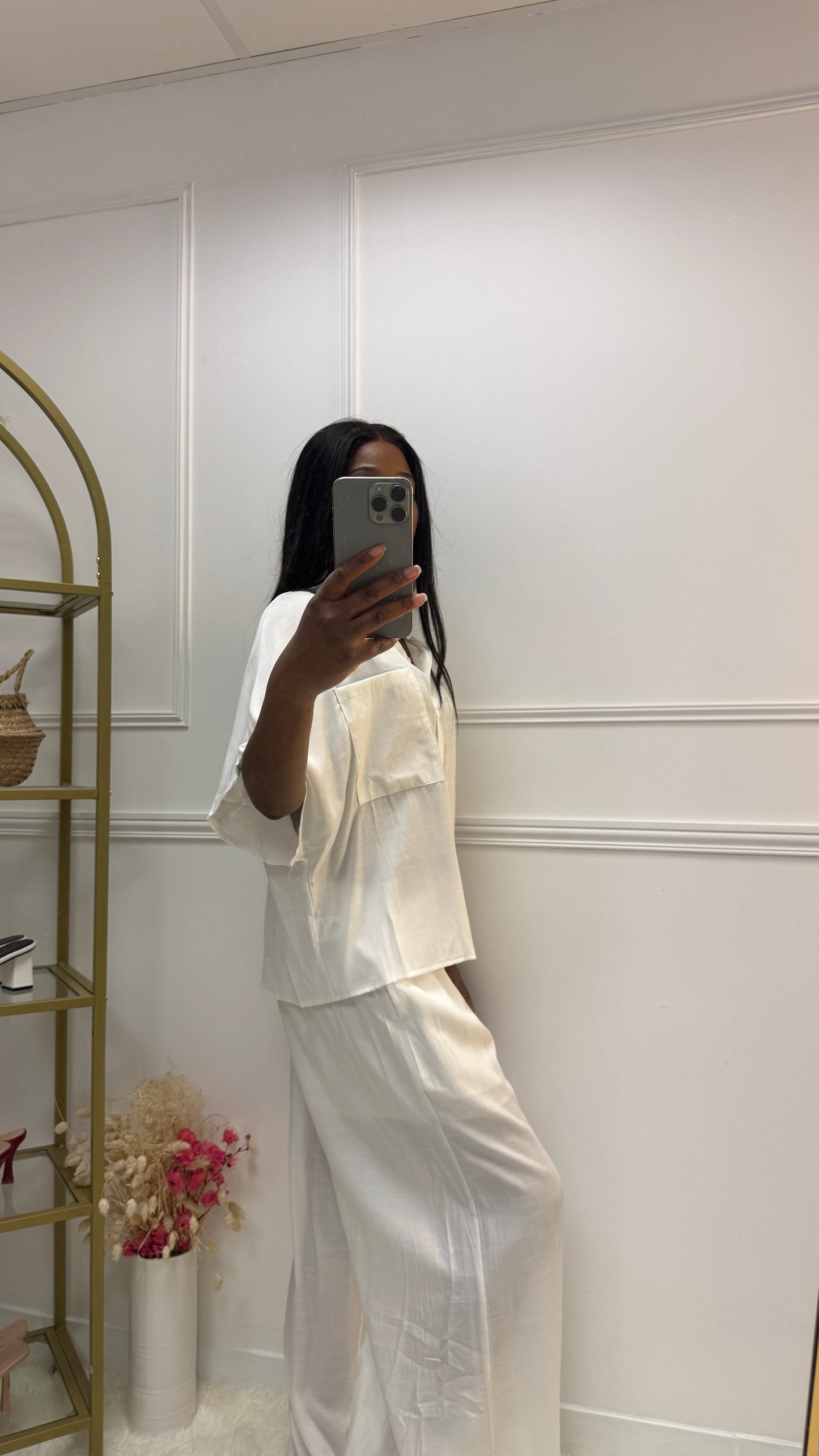Ensemble chemise manches courtes