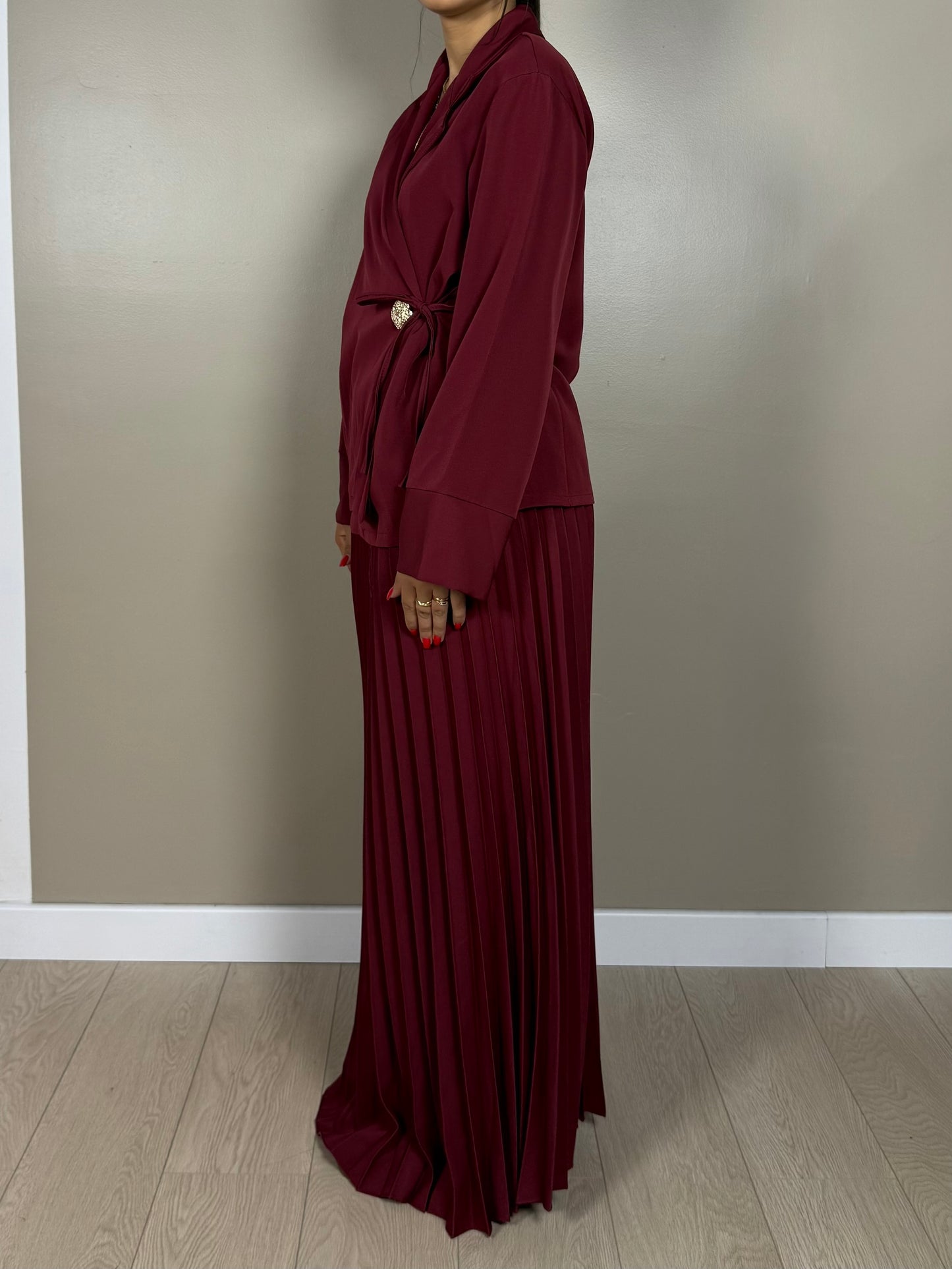 Ensemble blazer jupe plissé LINE