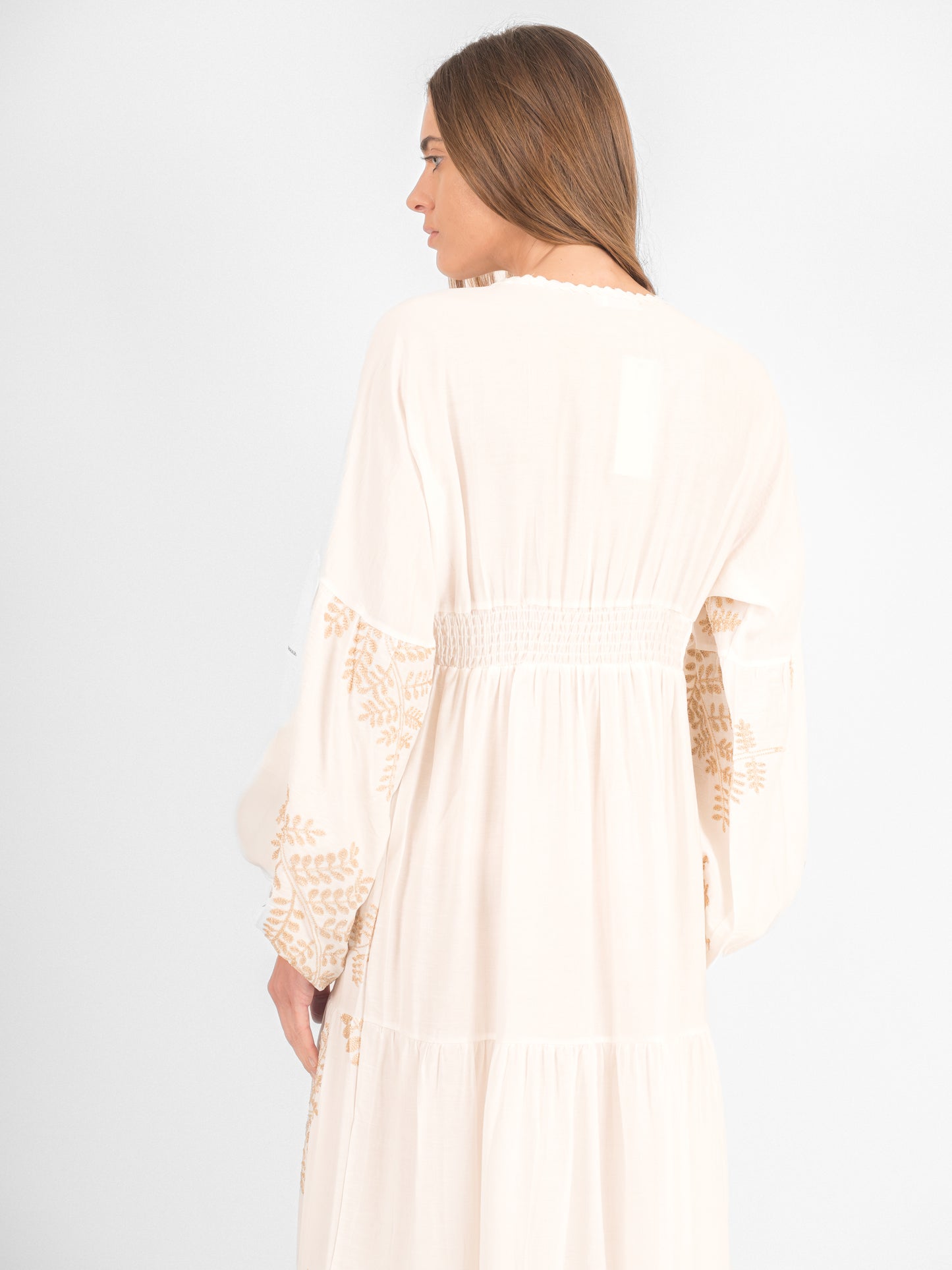 Robe brodée fleurs