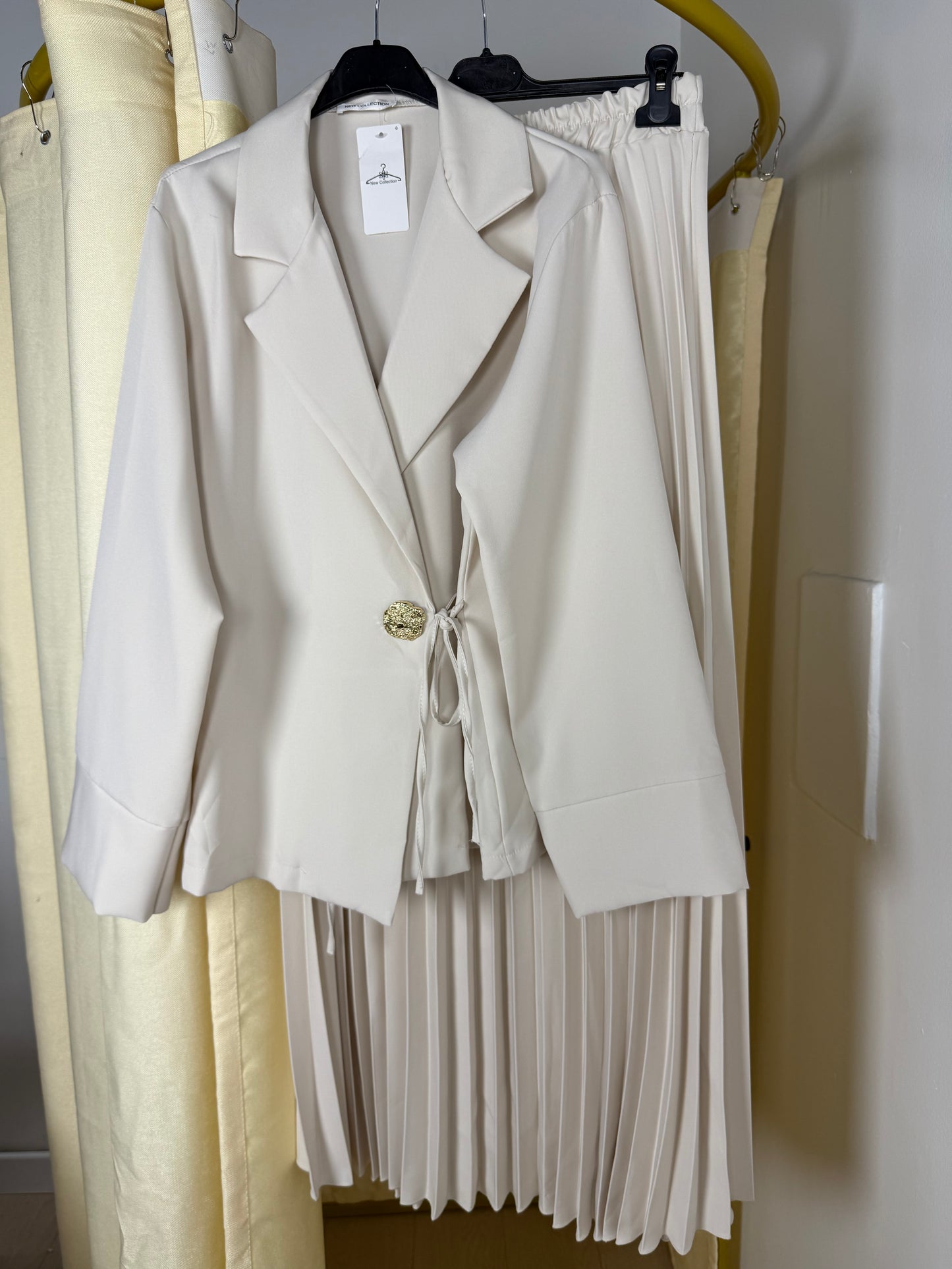 Ensemble blazer jupe plissé LINE