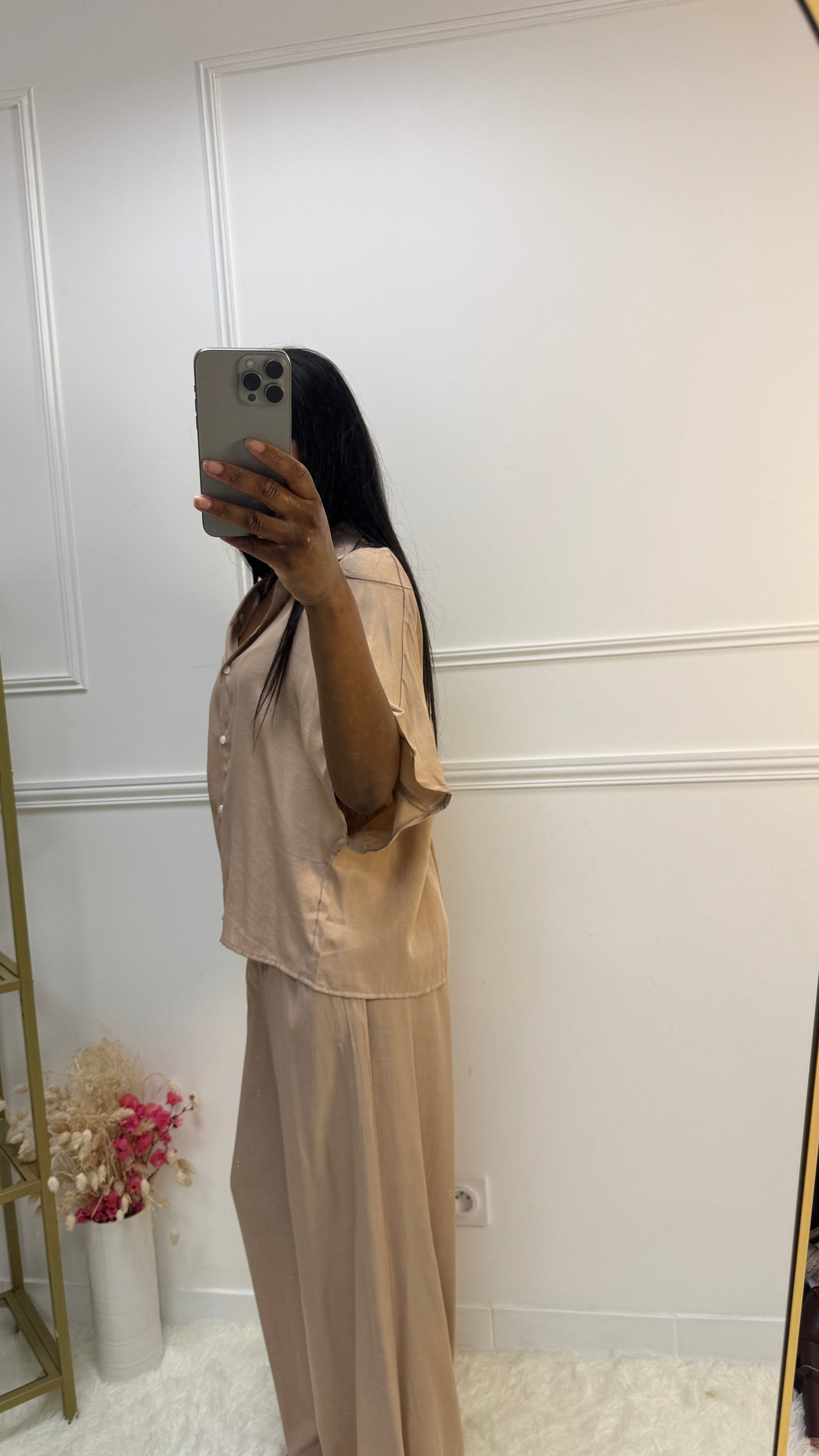 Ensemble chemise manches courtes