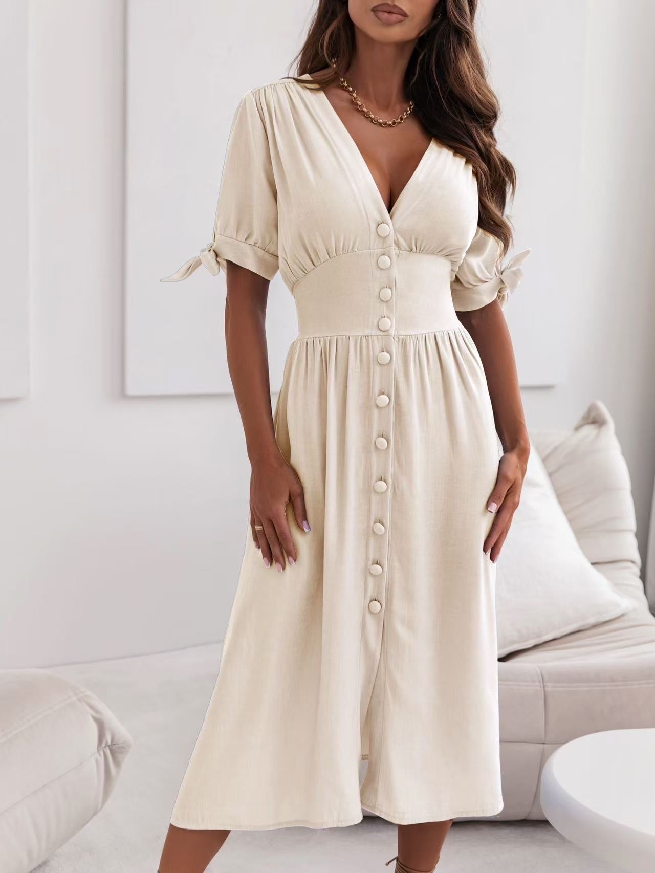Robe longue corset