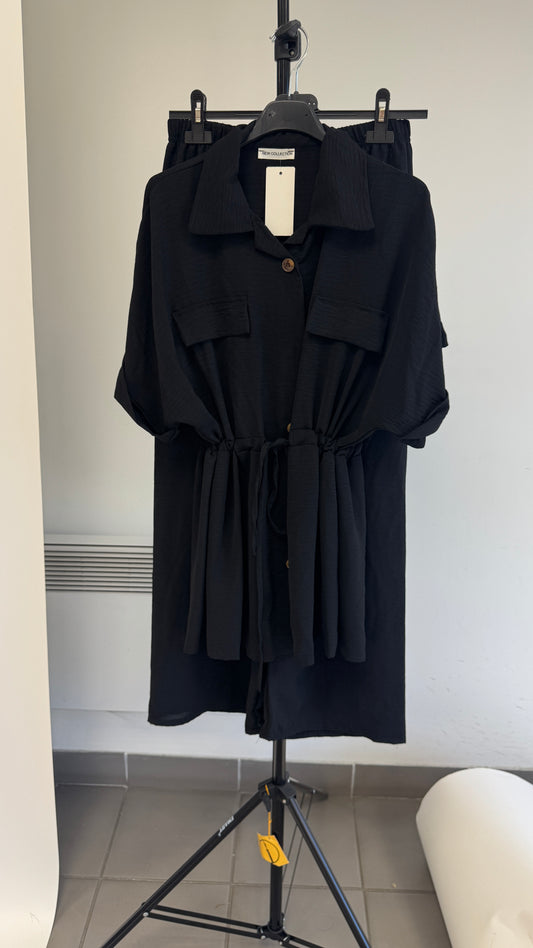 Ensemble MARRA pantalon et chemise à poches style safari