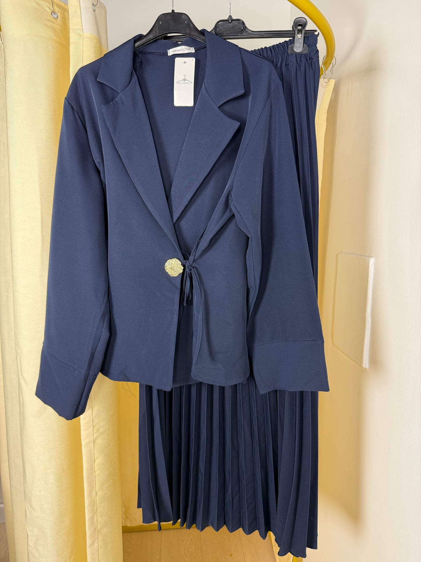 Ensemble blazer jupe plissé LINE