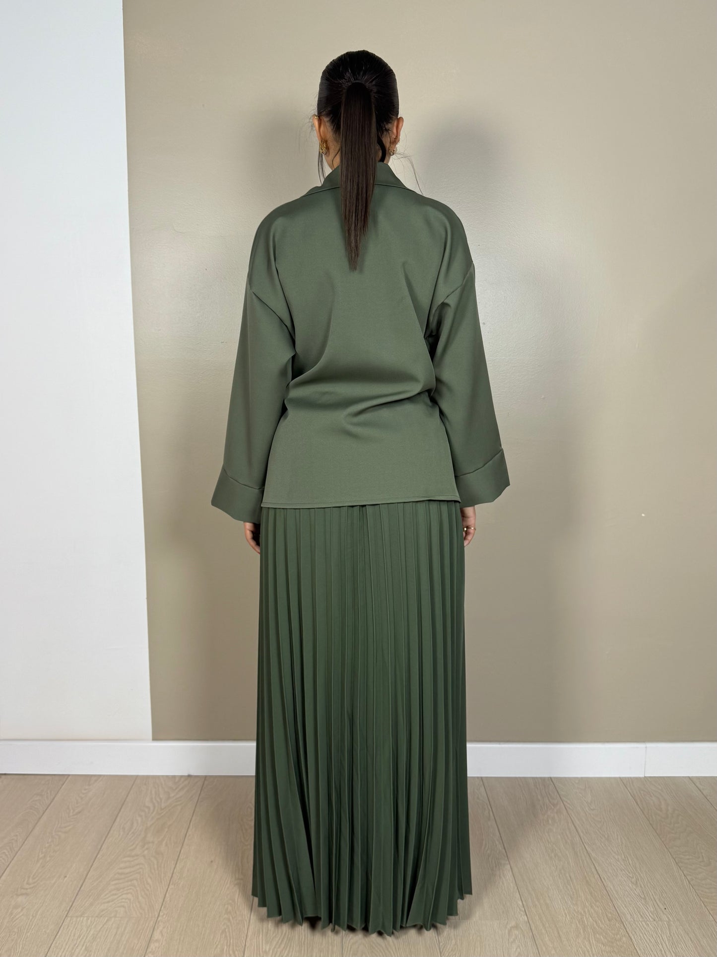 Ensemble blazer jupe plissé LINE