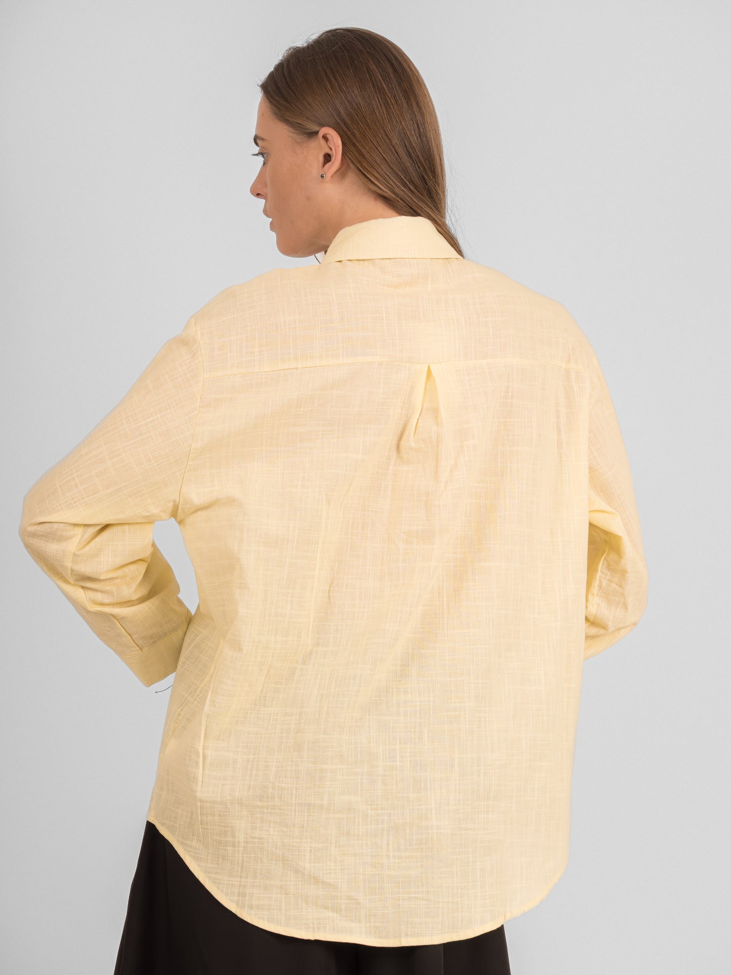 Chemise col classique brodé