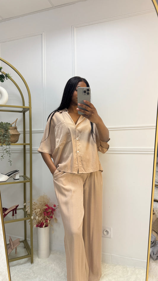 Ensemble chemise manches courtes
