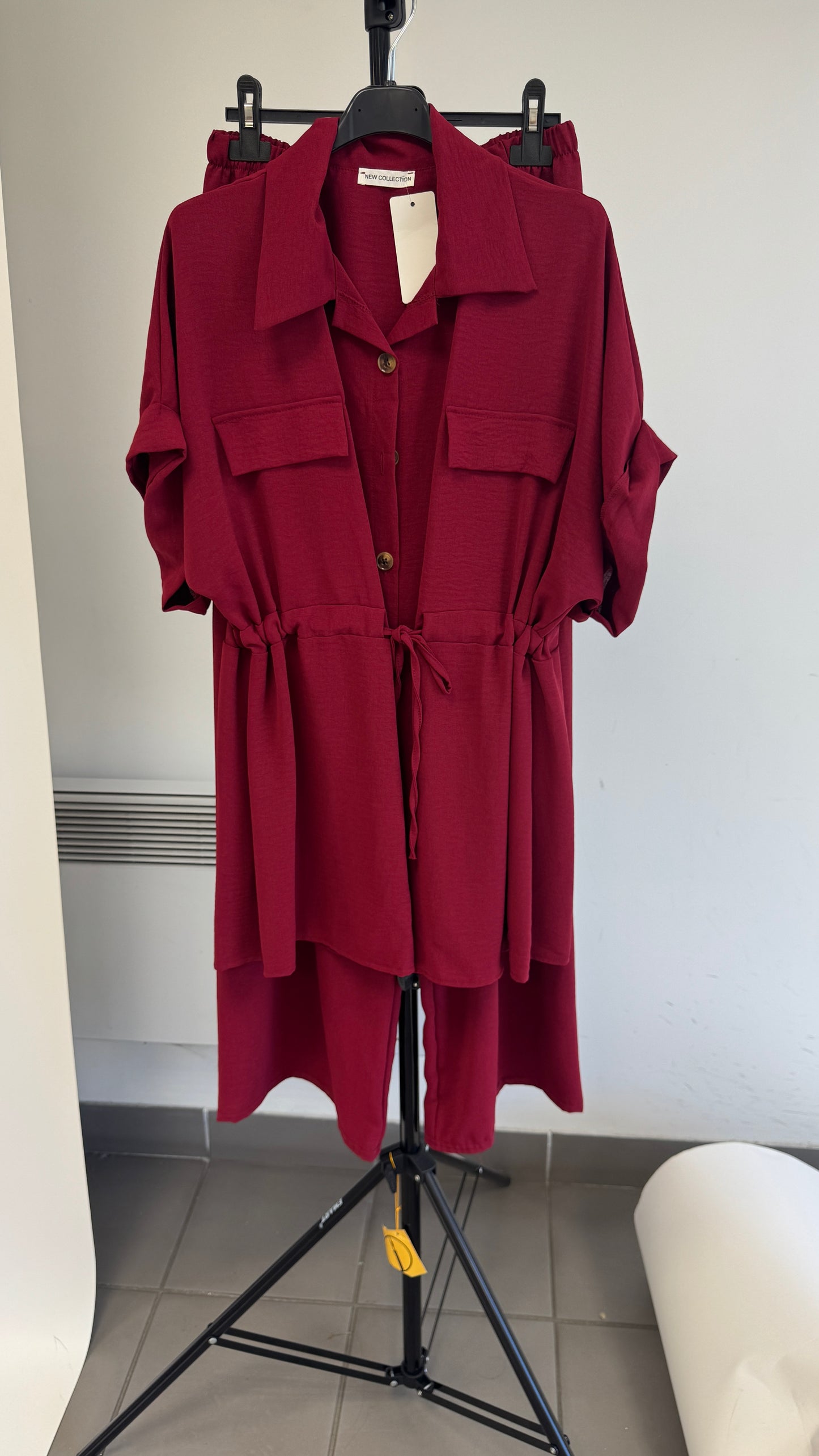 Ensemble MARRA pantalon et chemise à poches style safari