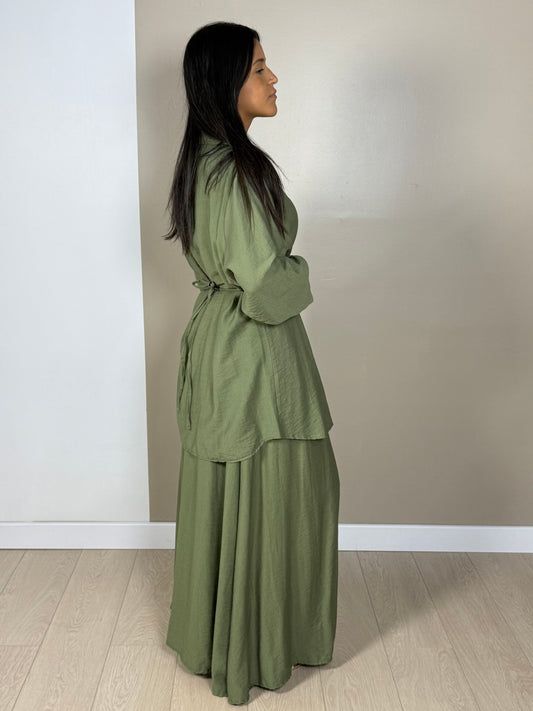 Ensemble SHERINE chemise jupe longue -  F1M