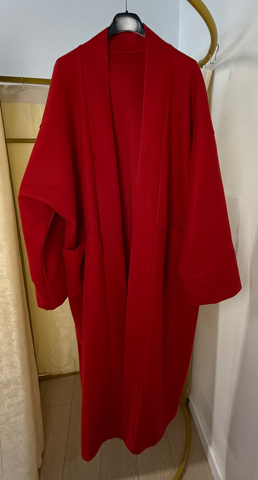 Manteau en laine long KAMELIA