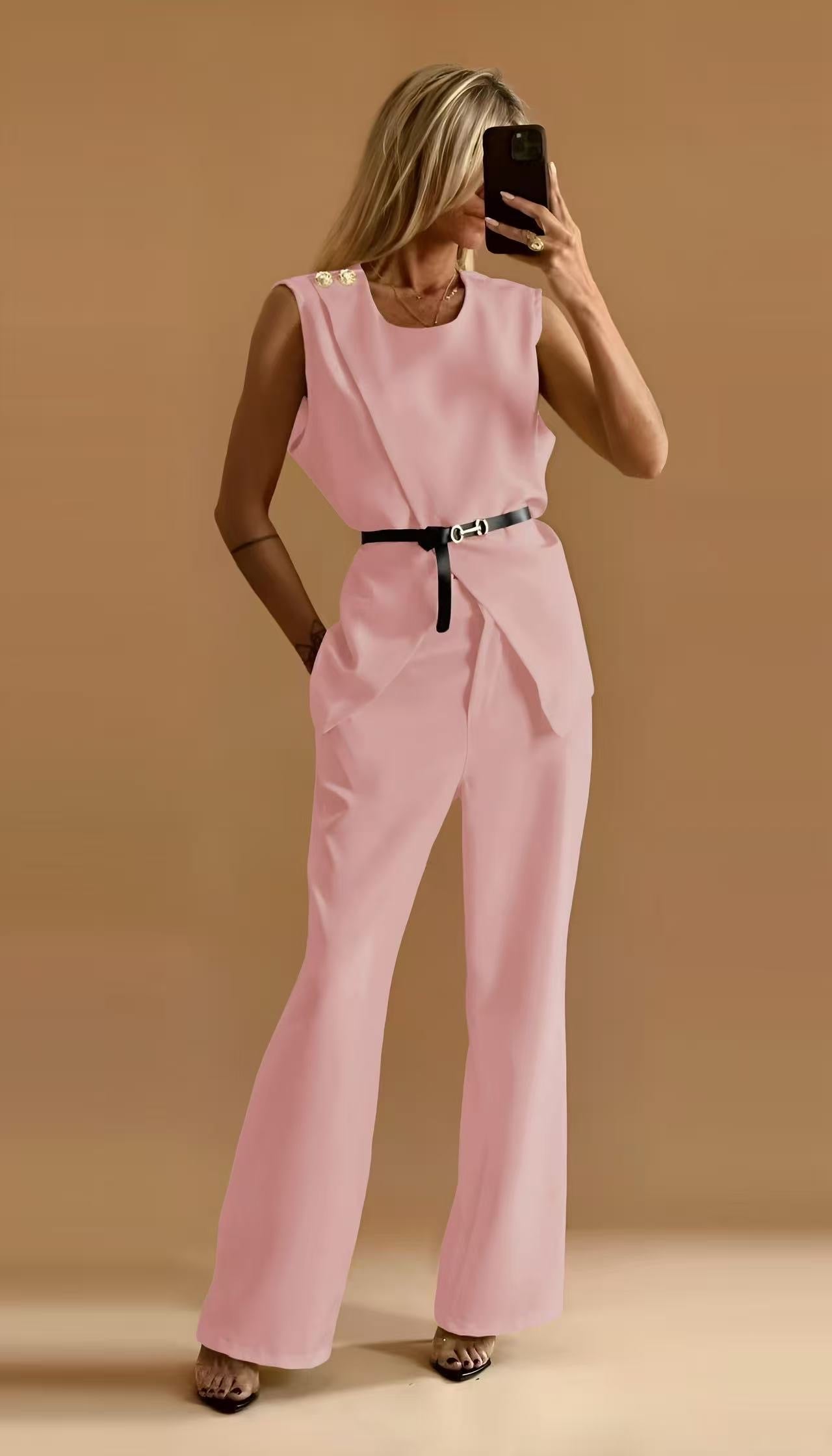 Ensemble asymétrique avec ceinture