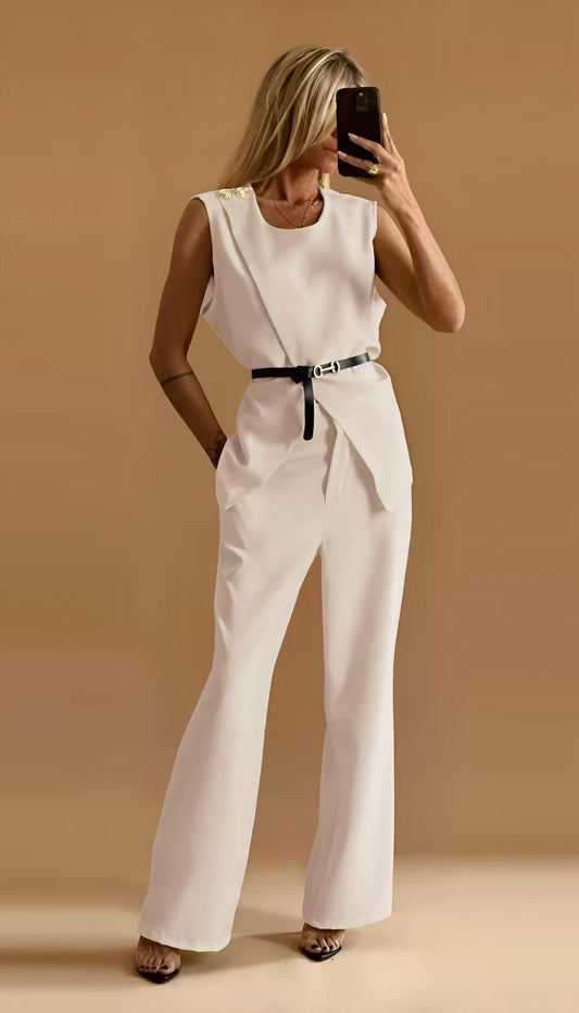 Ensemble asymétrique avec ceinture