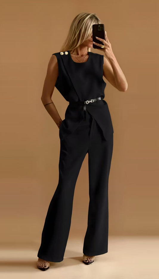 Ensemble asymétrique avec ceinture